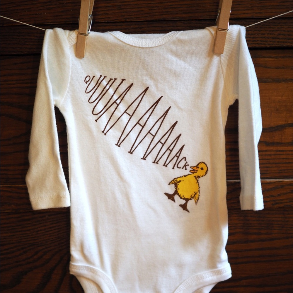 Quaaaaaack duckling onesie